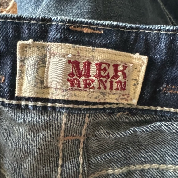 MER Denim Womens Dark Wash Spokane Cigarette Skinny Stretchy Jeans Size 24x34 - Picture 3 of 10